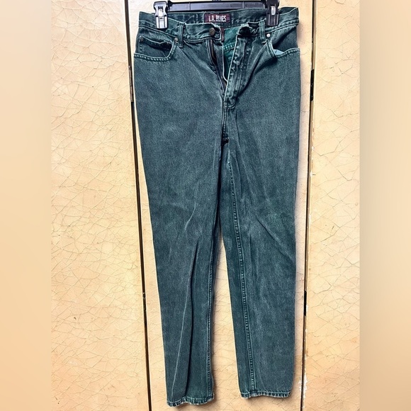 L.A. Blues Denim - L.A. Blues Green Straight Leg Jeans